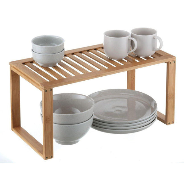 Rectangular Bamboo Pantry Shelf