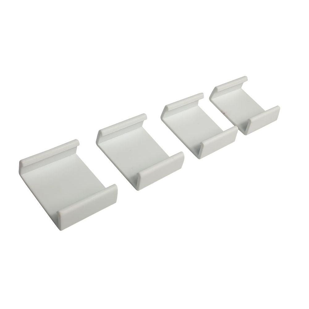 Shelf &amp; Rack Stacking Clips 4 Pack White - KITCHEN - Shelves and Racks - Soko and Co