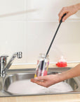 Sia 38cm Silicone Bottle Brush Black - KITCHEN - Sink - Soko and Co