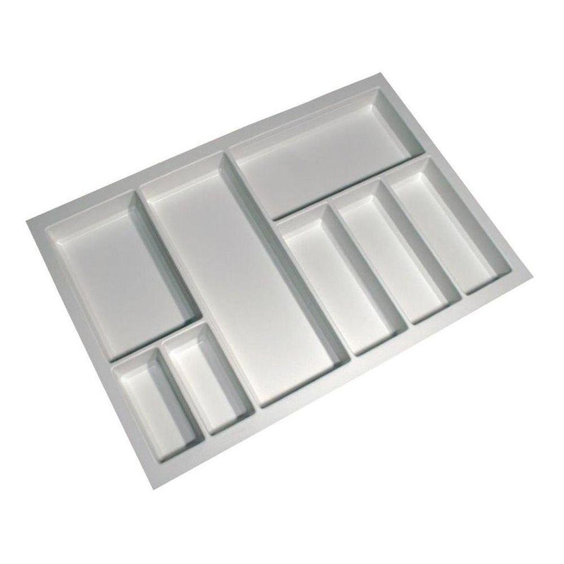 Sky 8 Compartment Custom Fit Cutlery Tray White