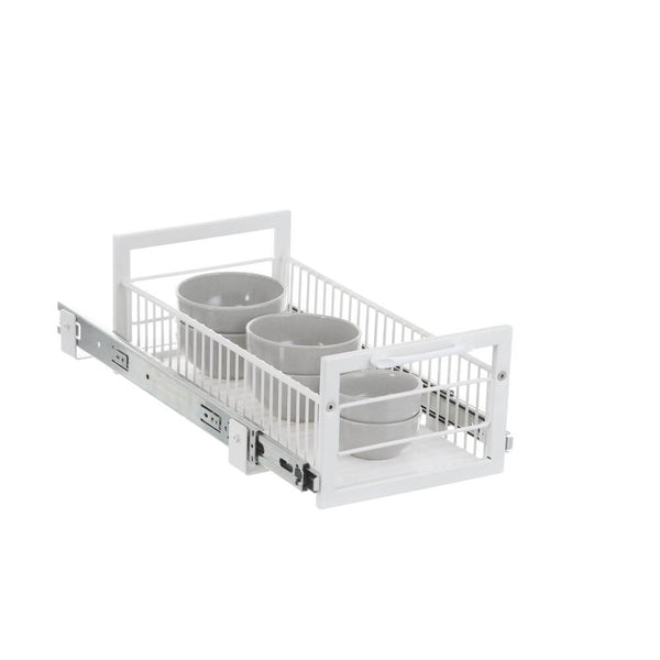 Small Pull Out Pantry Drawer White