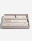 Stackers Classic 4 Compartment Jewellery Tray Taupe - WARDROBE - Jewellery Storage - Soko and Co