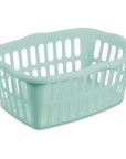 Sterilite 53L Laundry Basket Aqua/White - LAUNDRY - Baskets and Trolleys - Soko and Co