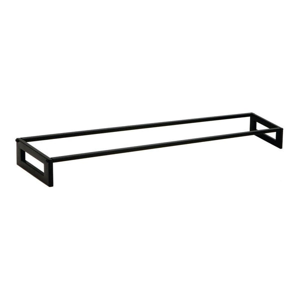 Top Rail for 70cm Narrow Pantry Shelf Matte Black