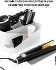 Umbra Glam Hair Tool Organiser White - BATHROOM - Makeup Storage - Soko and Co