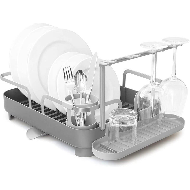 Umbra Holster Deluxe Dish Rack Charcoal Grey