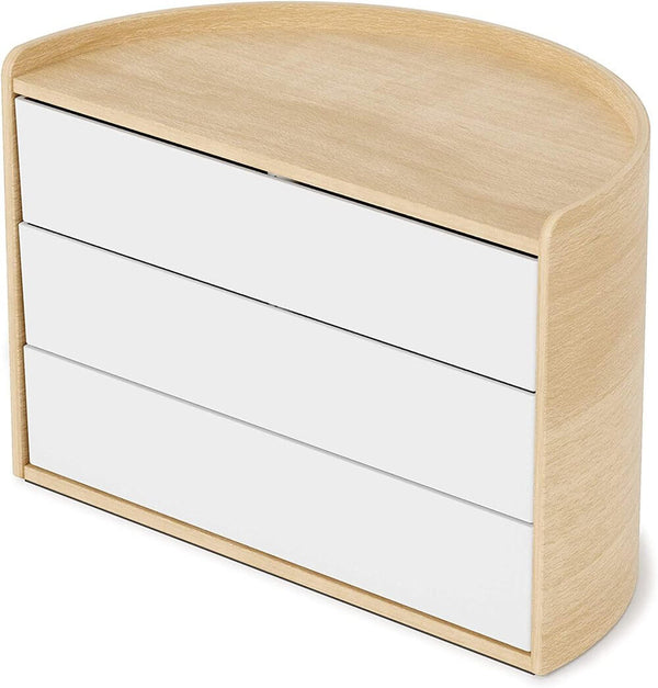 Umbra Moona 3 Drawer Jewellery Box White