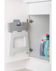 Vigar 27cm Compact Folding Step Stool Grey - LAUNDRY - Ladders - Soko and Co
