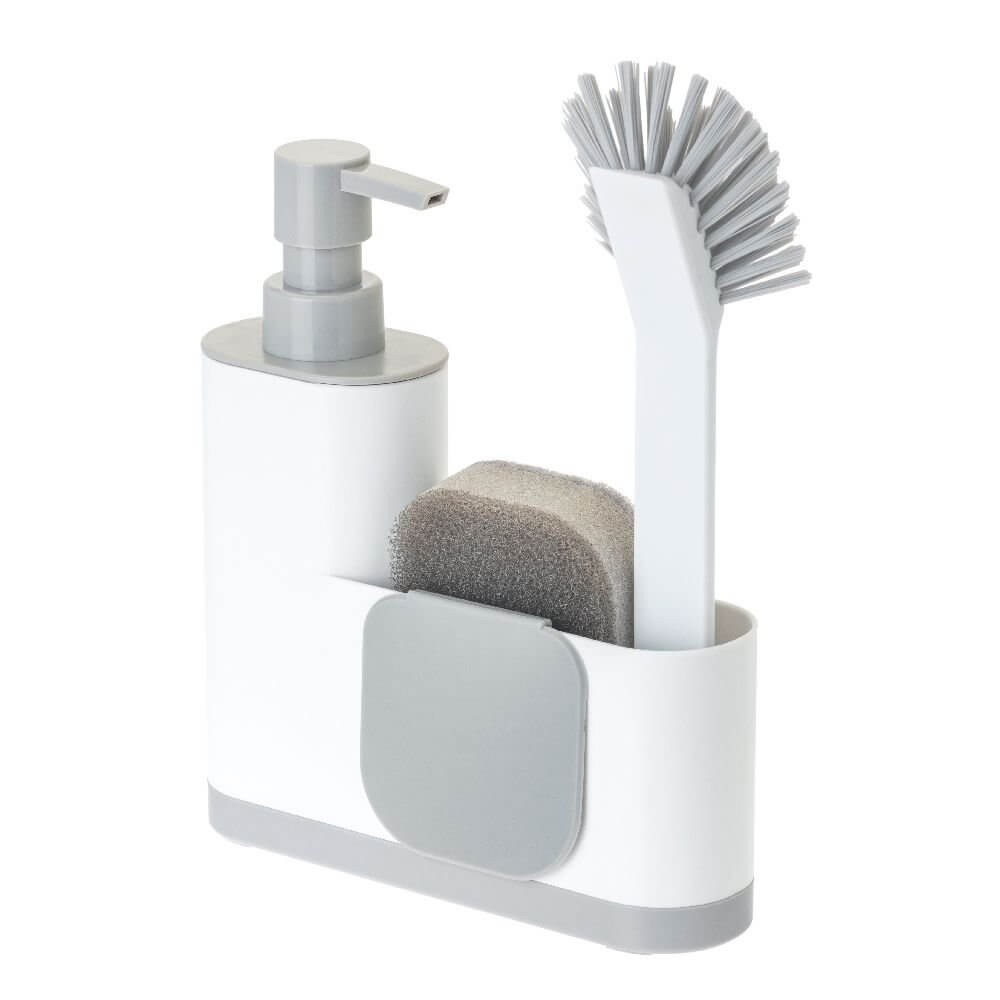 Vigar Rengo Monobloc Sink Caddy &amp; Soap Dispenser White - KITCHEN - Sink - Soko and Co
