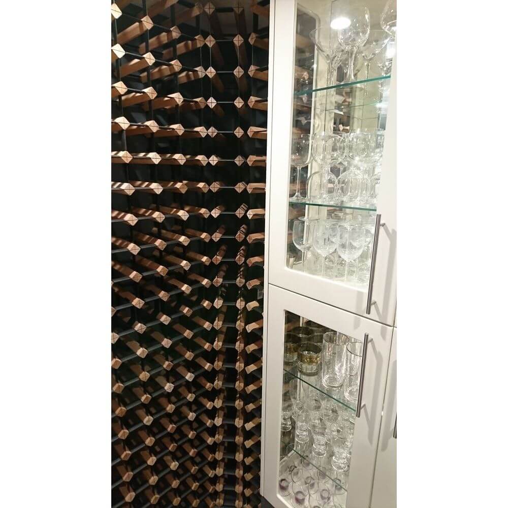 Vino Stack 20 Pocket Mahogany Wine Rack - WINE - Wine Racks - Soko and Co