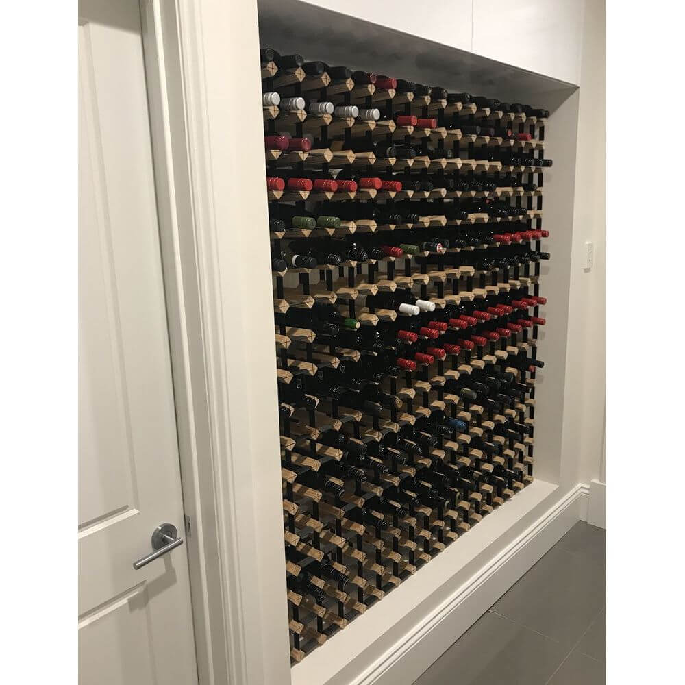 Vino Stack 20 Pocket Mahogany Wine Rack - WINE - Wine Racks - Soko and Co