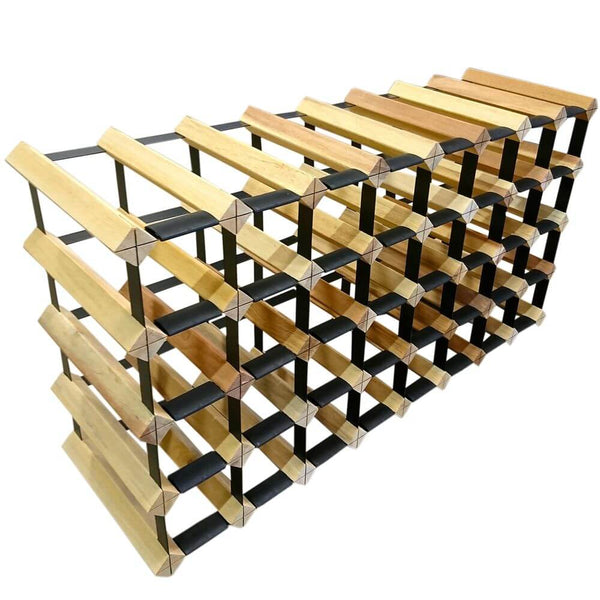 Vino Stack 32 Pocket Mahogany Wine Rack