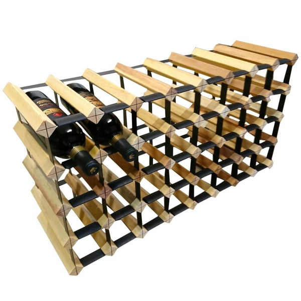 Vino Stack 32 Pocket Mahogany Wine Rack