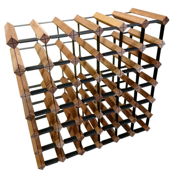 Vino Stack 36 Pocket Mahogany Wine Rack