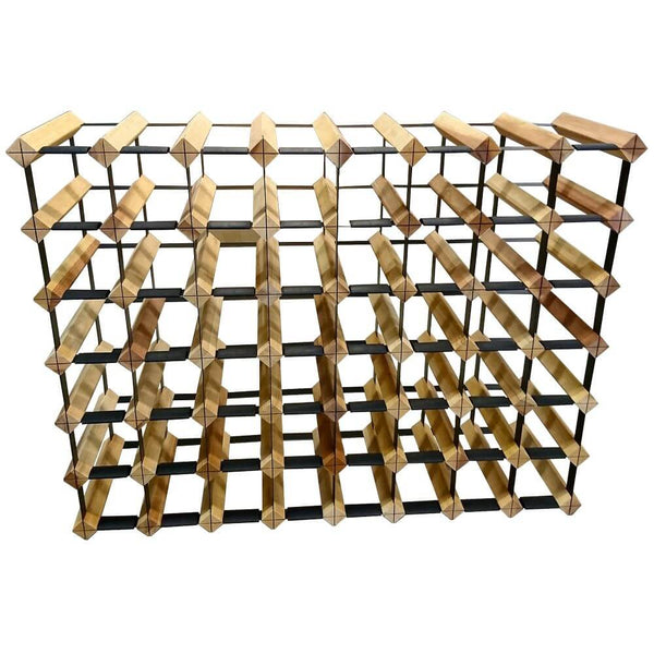 Vino Stack 48 Pocket Mahogany Wine Rack