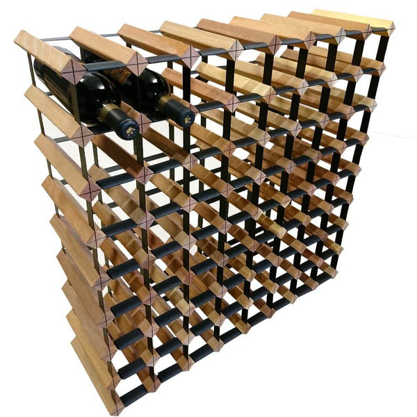 Vino Stack 64 Pocket Mahogany Wine Rack