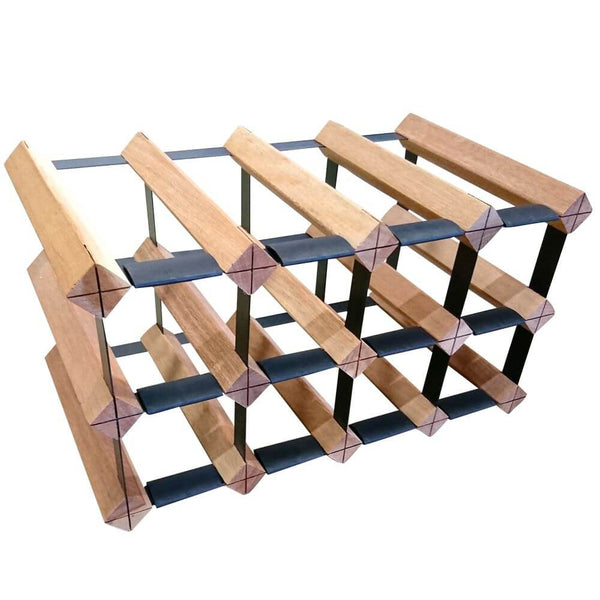 Vino Stack 8 Pocket Mahogany Wine Rack