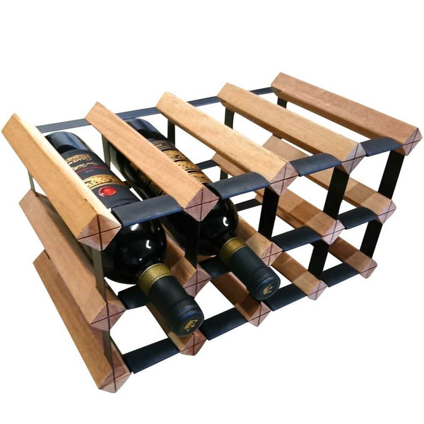 Vino Stack 8 Pocket Mahogany Wine Rack
