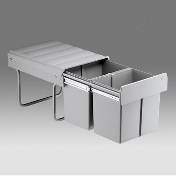 Wesco 32L Double Pull Out Cupboard Bin