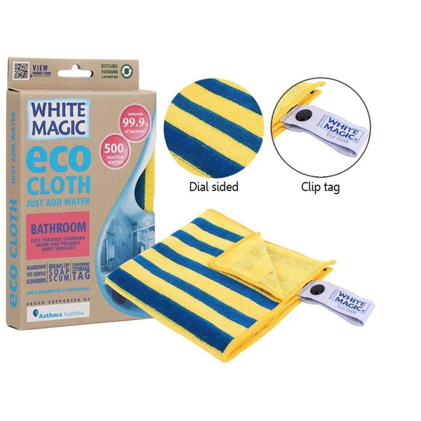 White Magic Microfibre Bathroom Eco Cloth