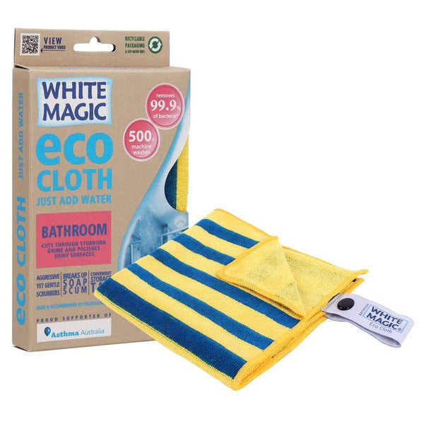 White Magic Microfibre Bathroom Eco Cloth