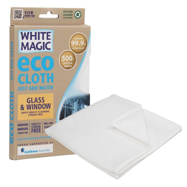 White Magic Microfibre Window & Glass Eco Cloth